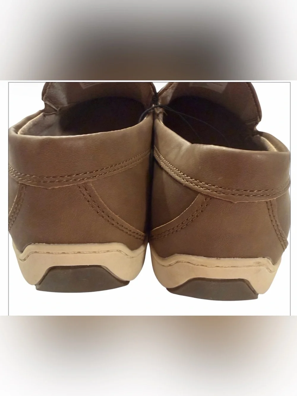 Izod Men's Seapoint Memory Foam Loafers - Tan - Size 12 NWT